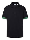 Striped Cuff Polo Shirt Black - BURBERRY - BALAAN 2