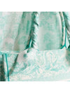 Toile de Jouy Sauvage Mitzah Silk Twill Scarf Aquamarina - DIOR - BALAAN 8