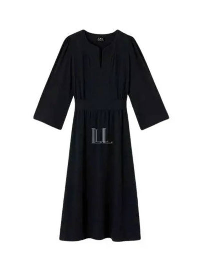 Robe New Long Dress Navy - A.P.C. - BALAAN 2