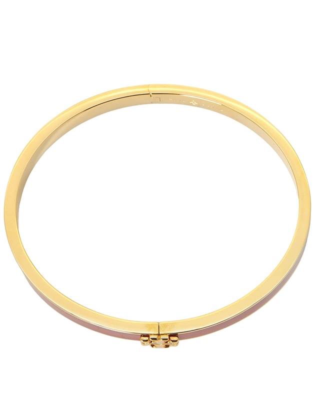 Kira Enamel Bangle Bracelet Gold Dried Tomato - TORY BURCH - BALAAN 4