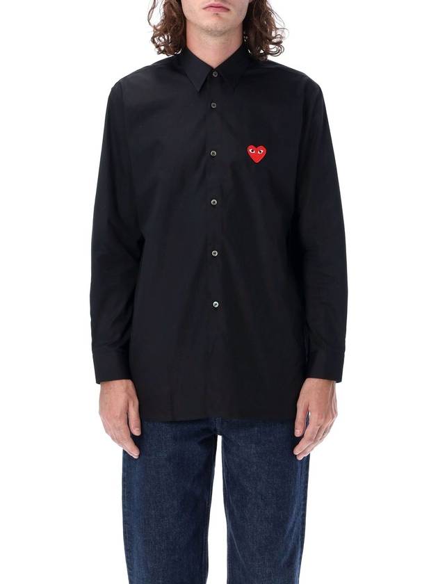 Red heart patch shirt - COMME DES GARCONS PLAY - BALAAN 4