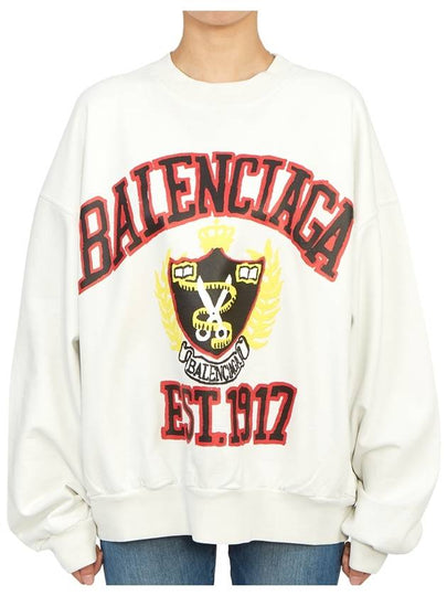 Graphic Printing Sweatshirt White - BALENCIAGA - BALAAN 2