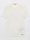 Logo Crew Neck Cotton Short Sleeve T-shirt White - JIL SANDER - BALAAN 3