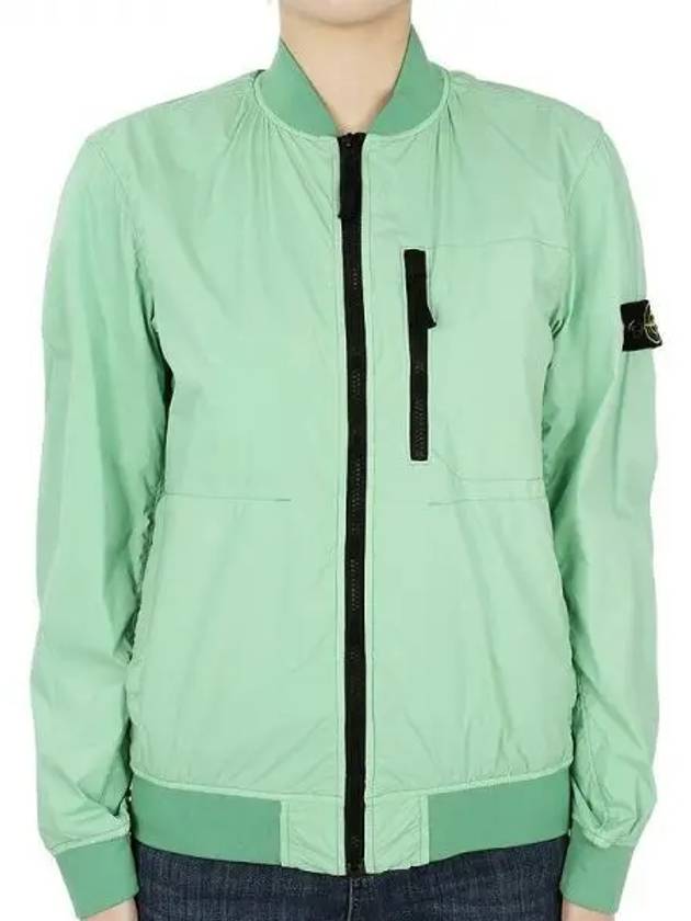 Kids Wappen Patch Bomber Jacket Mint - STONE ISLAND - BALAAN 2