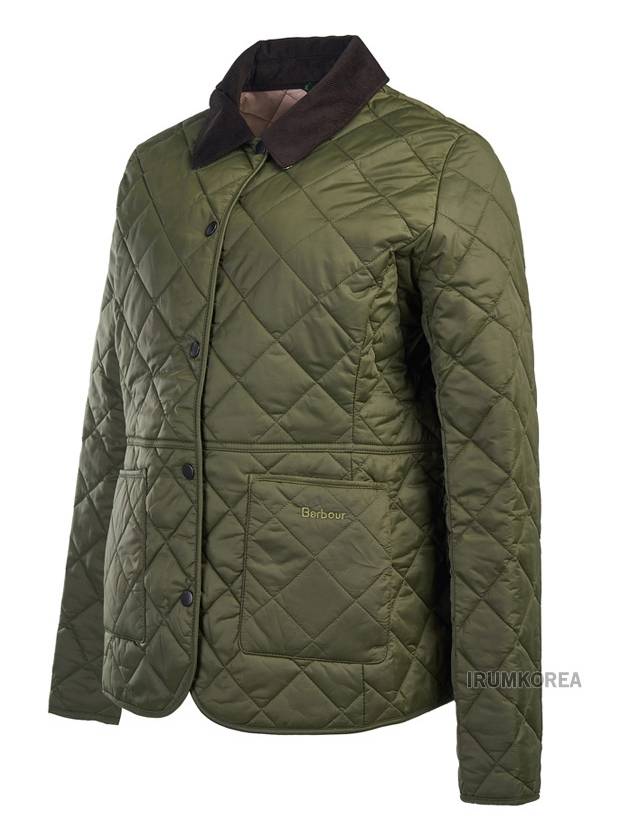 Deveron Quilting Jacket Pale Pink Olive - BARBOUR - BALAAN 3