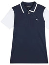 Women's Antonia Golf Polo Shirt Navy - J.LINDEBERG - BALAAN 6