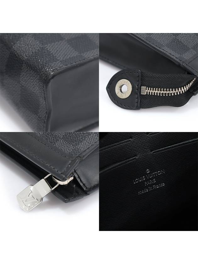 N41696 Damier Graphite Canvas Pochette Voyage MM Clutch - LOUIS VUITTON - BALAAN 7