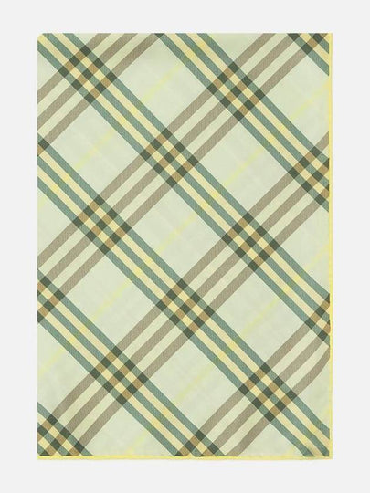 Check Silk Scarf Breeze - BURBERRY - BALAAN 2