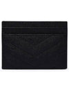 Card Wallet 423291 BOW01 1000 Black - SAINT LAURENT - BALAAN 3