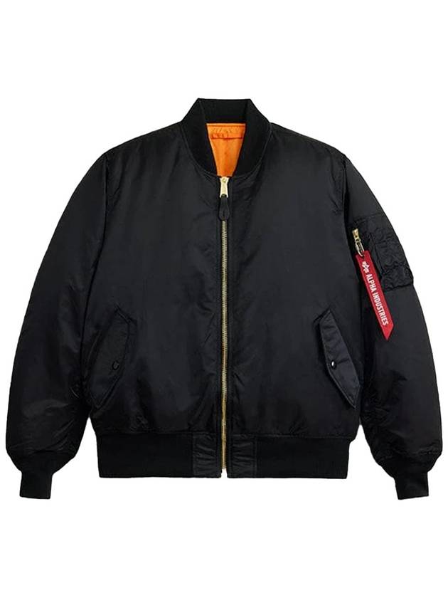 MA 1 Heritage Bomber Jacket Black - ALPHA INDUSTRIES - BALAAN 2