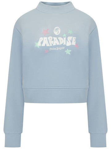 Palm Angels Paradise Palm Sweatshirt - PALM ANGELS - BALAAN 1