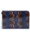 Francesco large clutch bag Persian indigo - DONIRAY - BALAAN 2