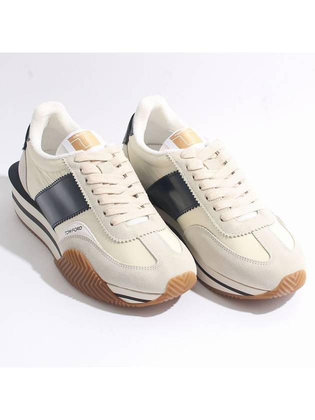 James Low Top Sneakers Beige - TOM FORD - BALAAN 3