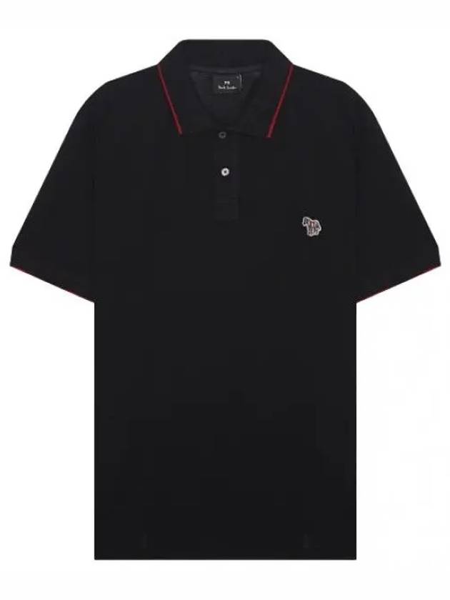 Regular fit zebra wappen short sleeve polo t shirt men s collar - PAUL SMITH - BALAAN 1