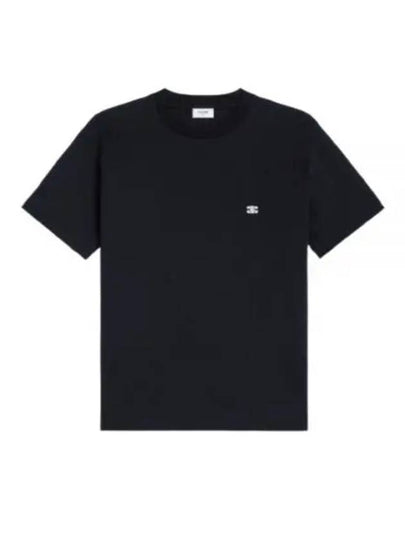 Triomphe Loose Logo Short Sleeve T-Shirt Black - CELINE - BALAAN 2