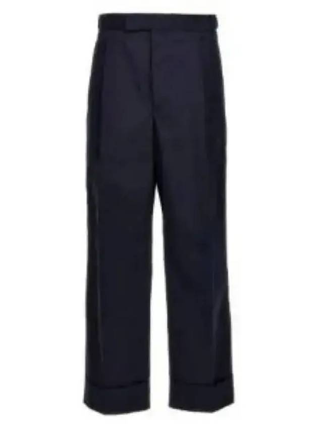 Typewriter Fit 5 Slacks Blue - THOM BROWNE - BALAAN 2