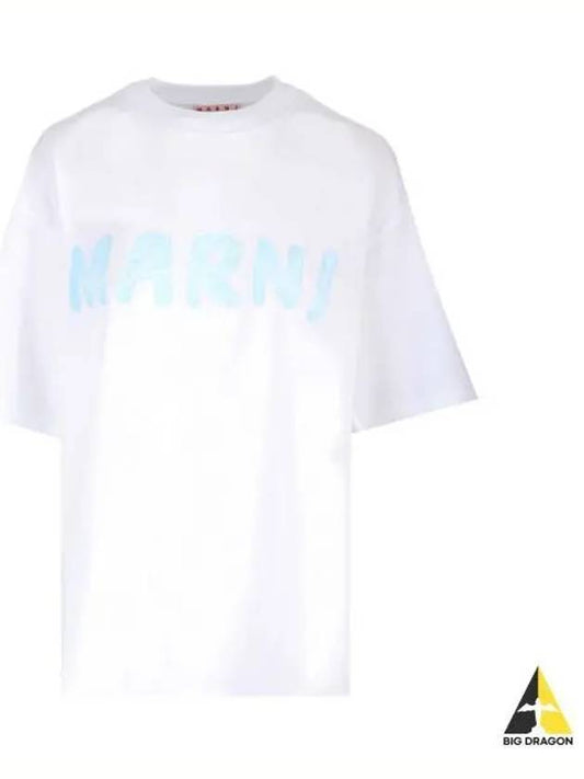 THJET49EPHU SCS11 L4W01 LOGO COTTON TSHIRT - MARNI - BALAAN 1