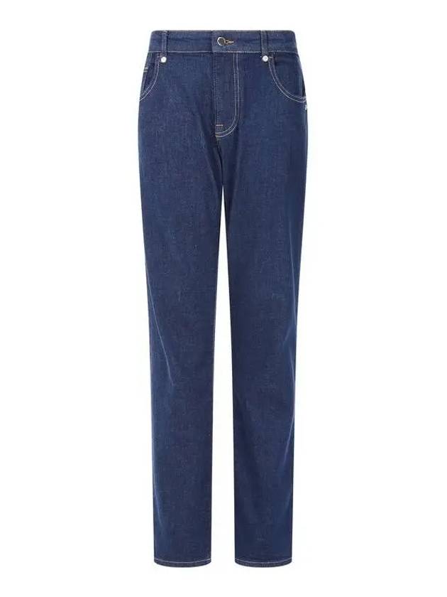 Women s Stretch Stitch Denim Pants Indigo 270645 - EMPORIO ARMANI - BALAAN 1