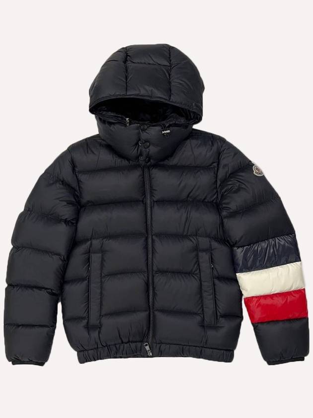 WILLM LOGO PATCH THREE STRIPES PADING BLACK - MONCLER - BALAAN 2