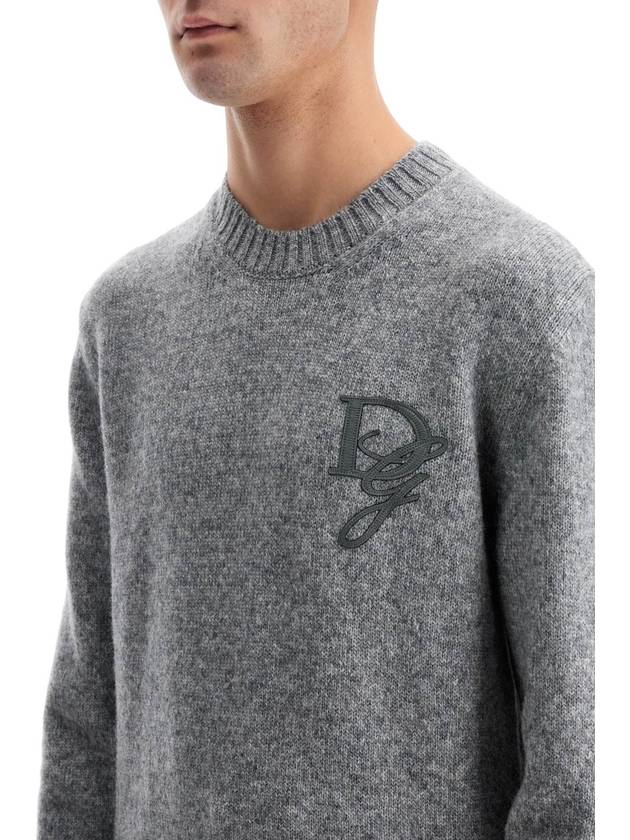 "round neck pullover with dg - DOLCE&GABBANA - BALAAN 4