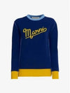 Logo Knit Top Blue - MARNI - BALAAN 2