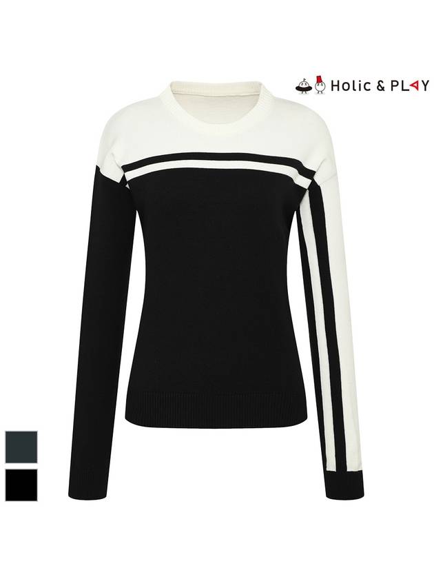 Hole-in-One Character Round Neck SweaterHD1WSW002 - HOLIC&PLAY - BALAAN 3