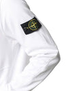 Wappen Side Zipper Pocket Sweatshirt White - STONE ISLAND - BALAAN 5