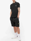 Men's Wappen Training Shorts Black - STONE ISLAND - BALAAN 11