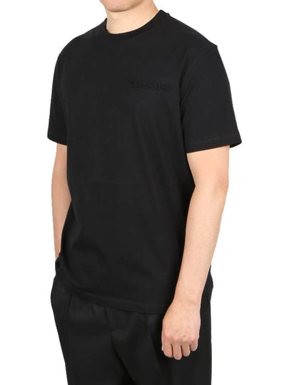 Embossed Logo Short Sleeve T-Shirt Black - VALENTINO - BALAAN 2