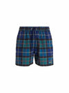 tartan check swim shorts - BARBOUR - BALAAN.