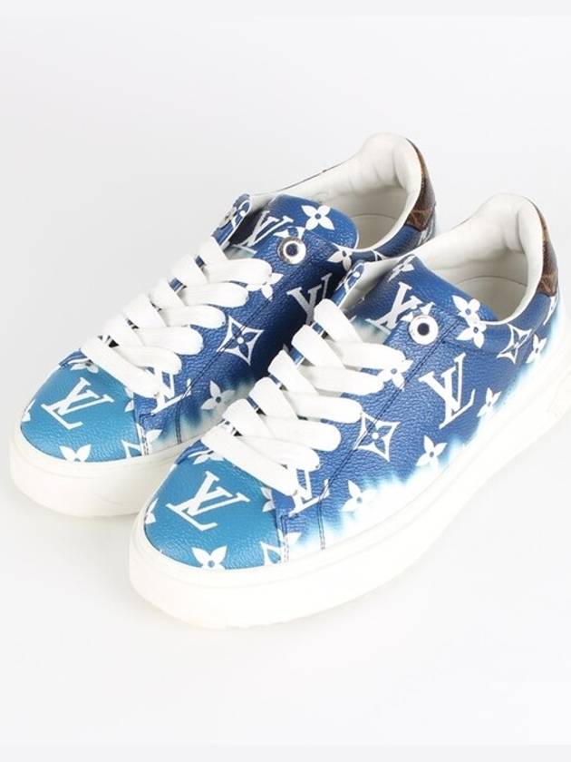 Monogram Time Out Sneakers Blue 36 230 - LOUIS VUITTON - BALAAN 1