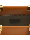 Soft Leather Mini Bag Brown - FENDI - BALAAN 9