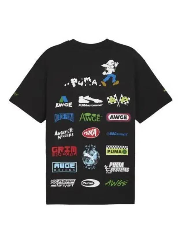 A AP Rocky Pocket Short Sleeve T Shirt Black - PUMA - BALAAN 1