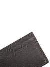 Double Gancini Leather Card Wallet Black - SALVATORE FERRAGAMO - BALAAN 9