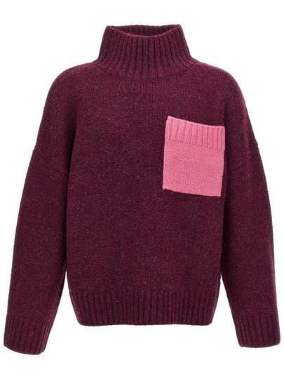 Men's Patch Pocket Turtleneck Pink - JW ANDERSON - BALAAN 2