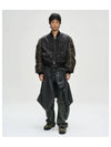 Mesh Sleeve Bomber Jacket Black - ANDERSSON BELL - BALAAN 2