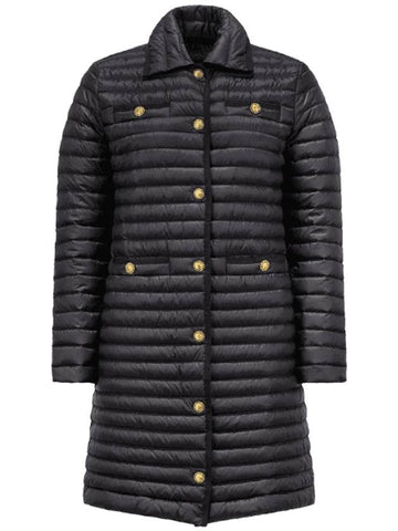 Women's Calipso Long Down Padding Black - MONCLER - BALAAN 1