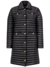 Women's Calipso Long Down Padding Black - MONCLER - BALAAN 1