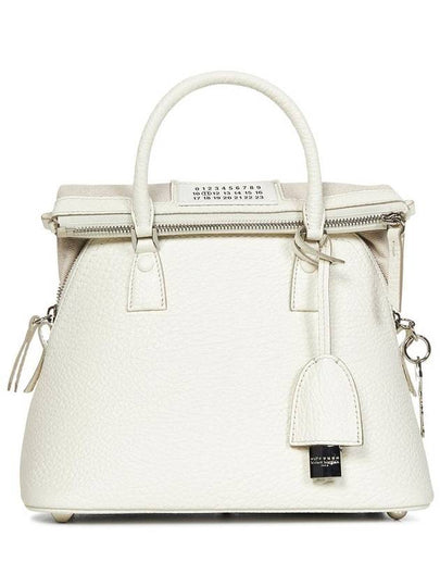 5AC Logo Patch Mini Tote Bag Ivory - MAISON MARGIELA - BALAAN 2