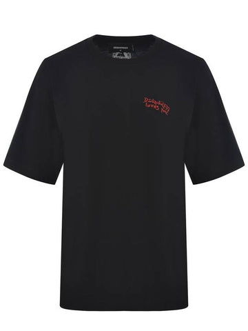 DSQUARED2  T-Shirts And Polos Black - DSQUARED2 - BALAAN 1