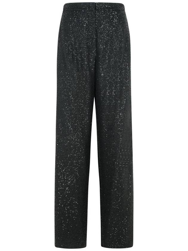 Max Mara 'Navigli' Black Viscose Blend Pants - MAX MARA - BALAAN 1