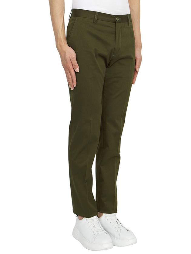 Men's Stretch Cotton Straight Pants Green - ETRO - BALAAN 4