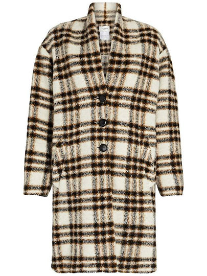 Wool Check Gabrielle Single Coat - ISABEL MARANT - BALAAN 2