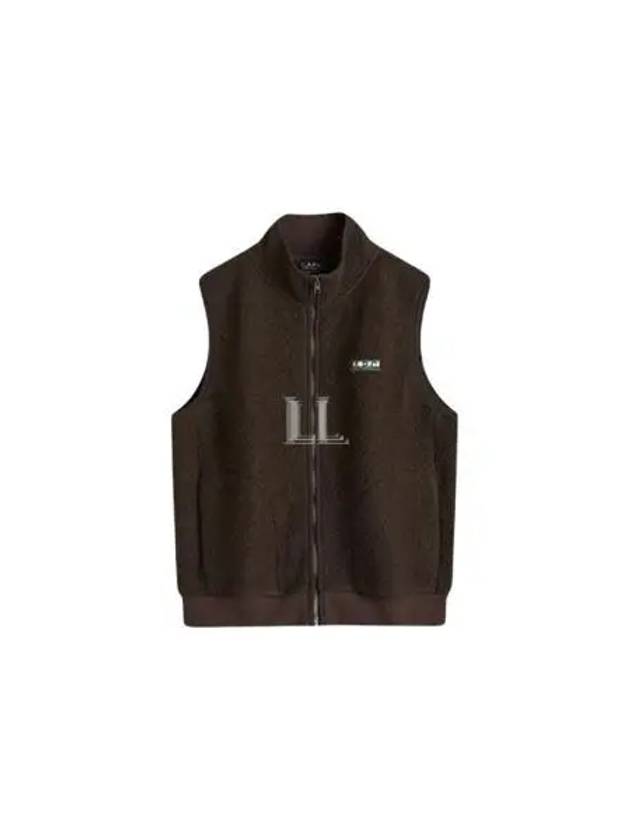 Sequoia Fleece Vest Dark Brown - A.P.C. - BALAAN 2