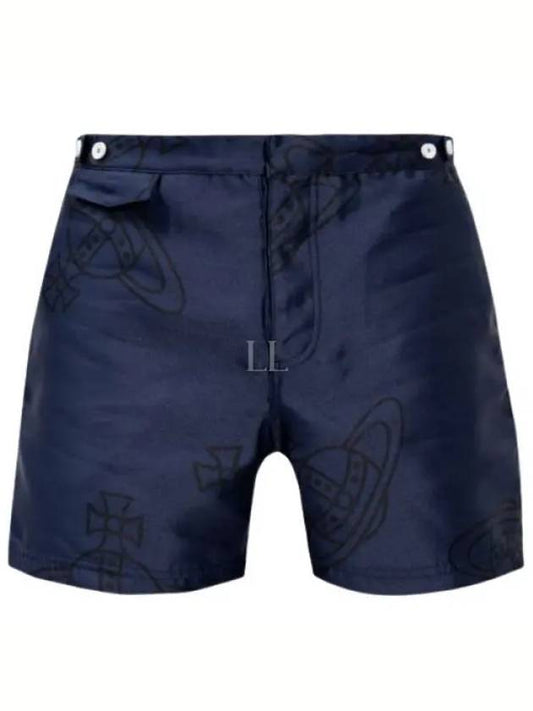 ORB Suiting Classic Boxer Bermuda Shorts Navy - VIVIENNE WESTWOOD - BALAAN 2