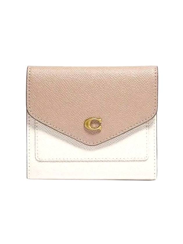 Wyn Small Bicycle Wallet Beige - COACH - BALAAN 1