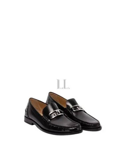 Leather Loafers Black - FENDI - BALAAN 2