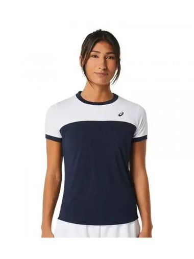 Women s Coat SS Top 2042A262402 Short Sleeve Round T Shirt - ASICS - BALAAN 1