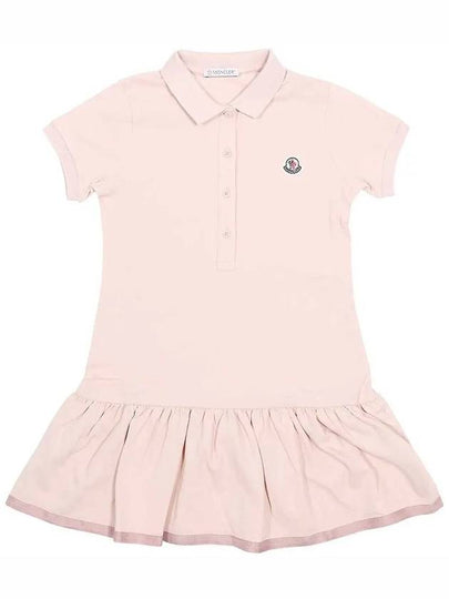 Kids Logo Patch Dress Pink 8I000 11 8496F 514 - MONCLER - BALAAN 2