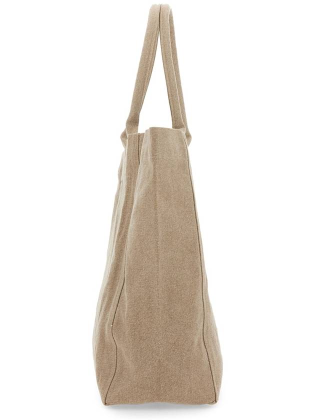 Yenky Embroidered Logo Large Shopper Tote Bag Beige - ISABEL MARANT - BALAAN 8